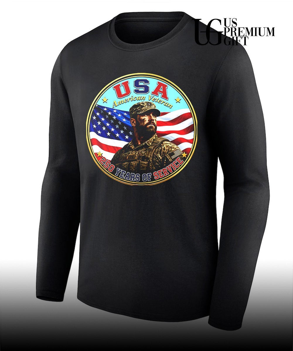 United States Army Veteran USA 250 Years of Service American Veteran shirt