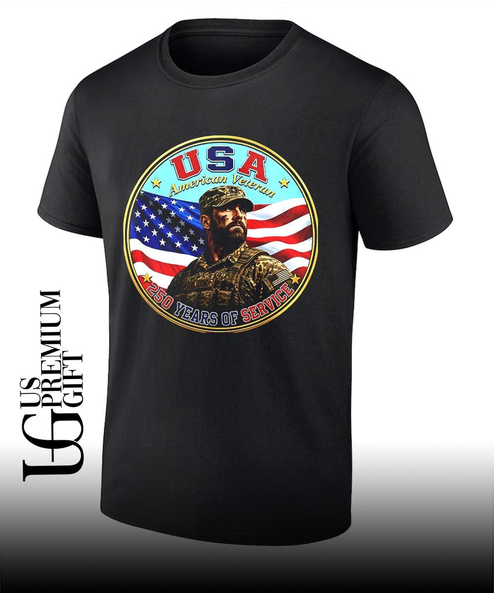 United States Army Veteran USA 250 Years of Service American Veteran shirt