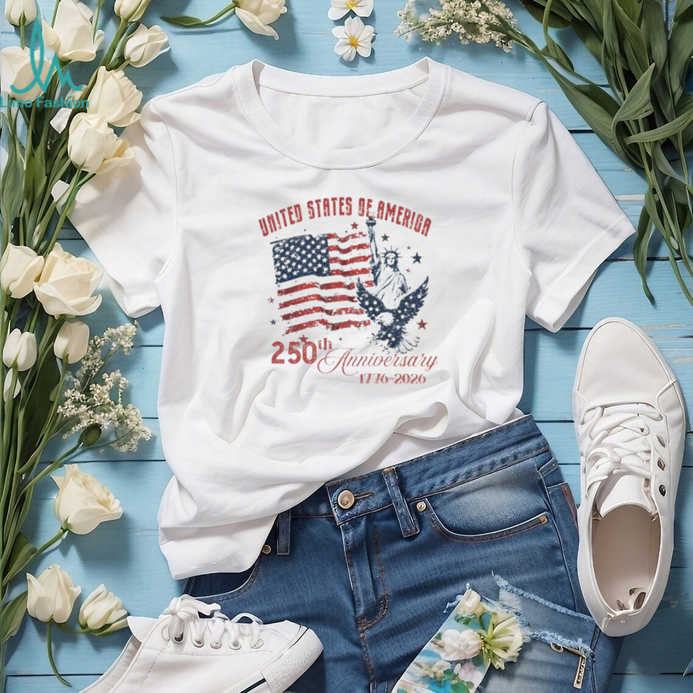 United States of America 250th Anniversary 1776 2026 Liberty Eagle T Shirt