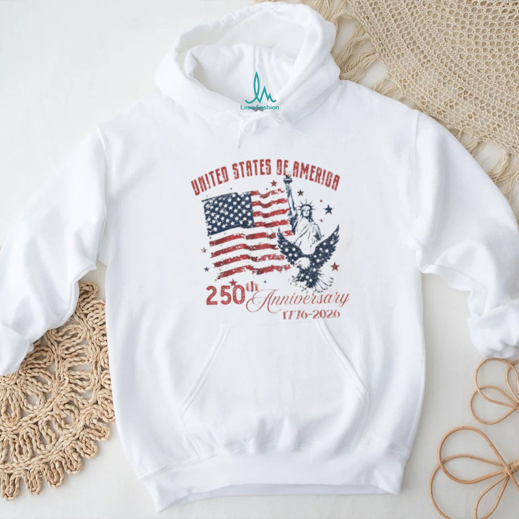 United States of America 250th Anniversary 1776 2026 Liberty Eagle T Shirt