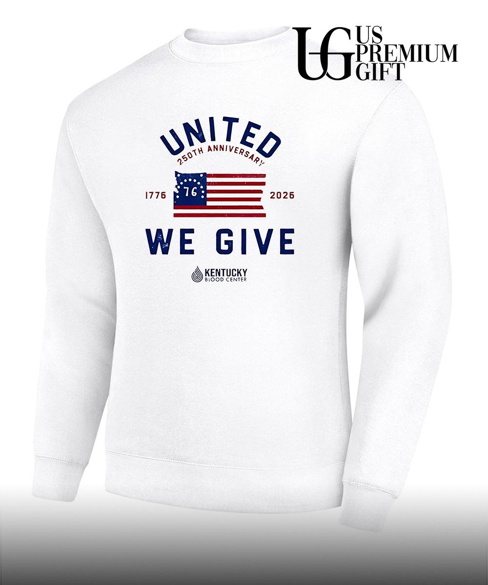 United We Give 250Th Anniversary 1776-2026 flag shirt