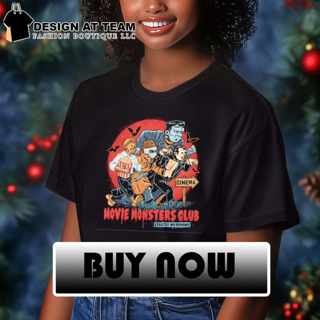 Universal Monsters Movie Monsters Club Strictly no humans shirt