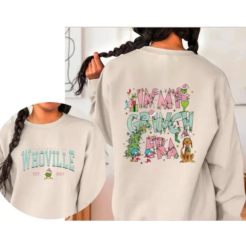 University Vintage Style Sweatshirt, Classic Holiday Shirt,Retro Christmas Sweater Hoodie | UrbanDripWear.com