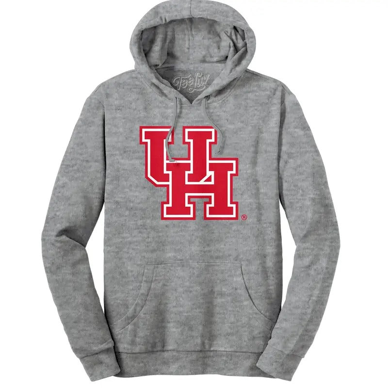 University of Houston Hooded Sweatshirt - Gray T-Shirts, Hoodie | UrbanDripWear.com