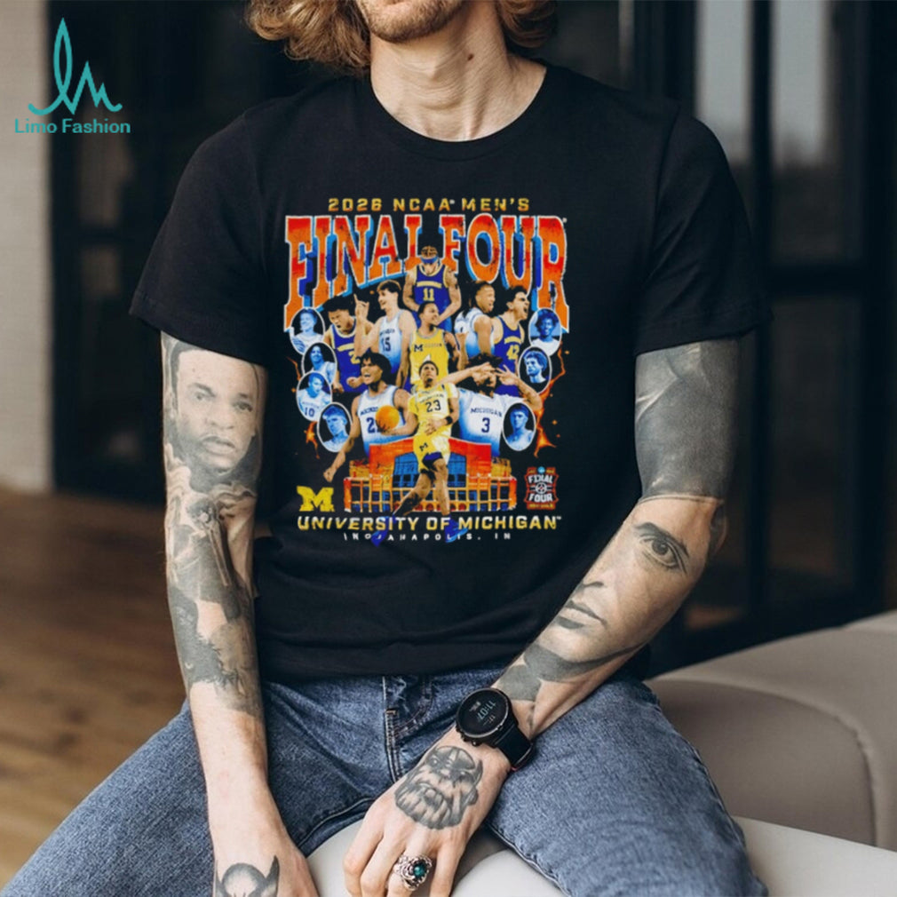 University of Michigan 2026 NCAA Men’s Final Four Player Collage T Shirt