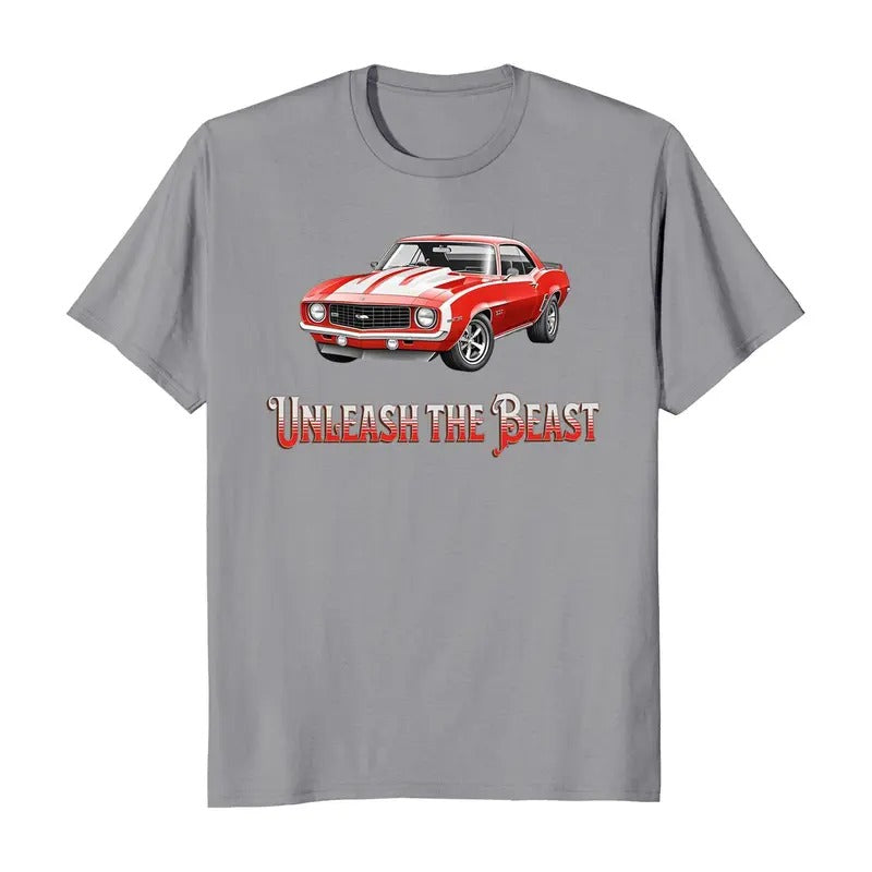 Unleash The Beast 1969 Classic Muscle Car T-Shirt Hoodie, Sweatshirt | UrbanDripWear.com
