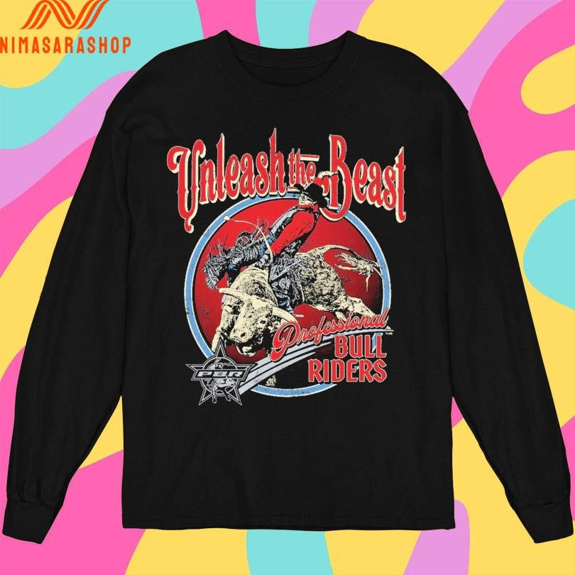 Unleash The Beast Professional Bull Riders Routing Shirts