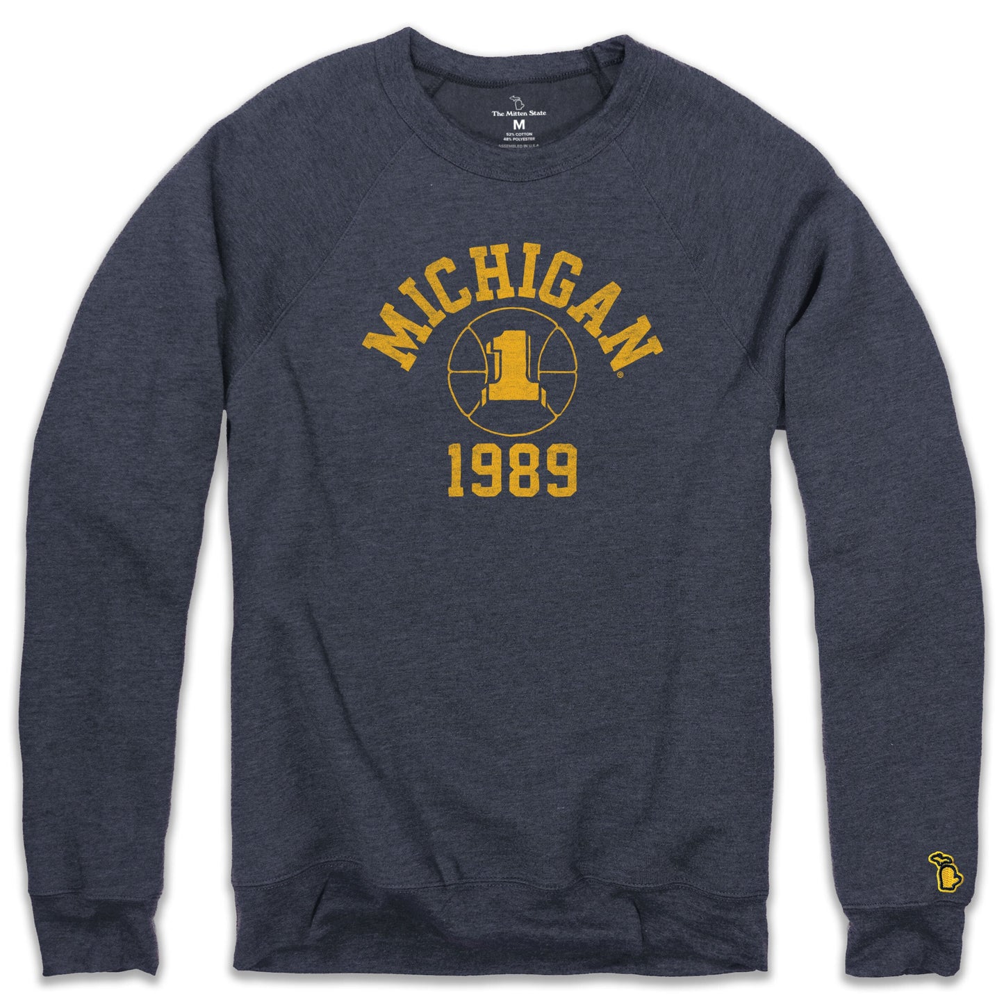 UOFM - '89 BASKETBALL FLEECE SWEATSHIRT (UNISEX)