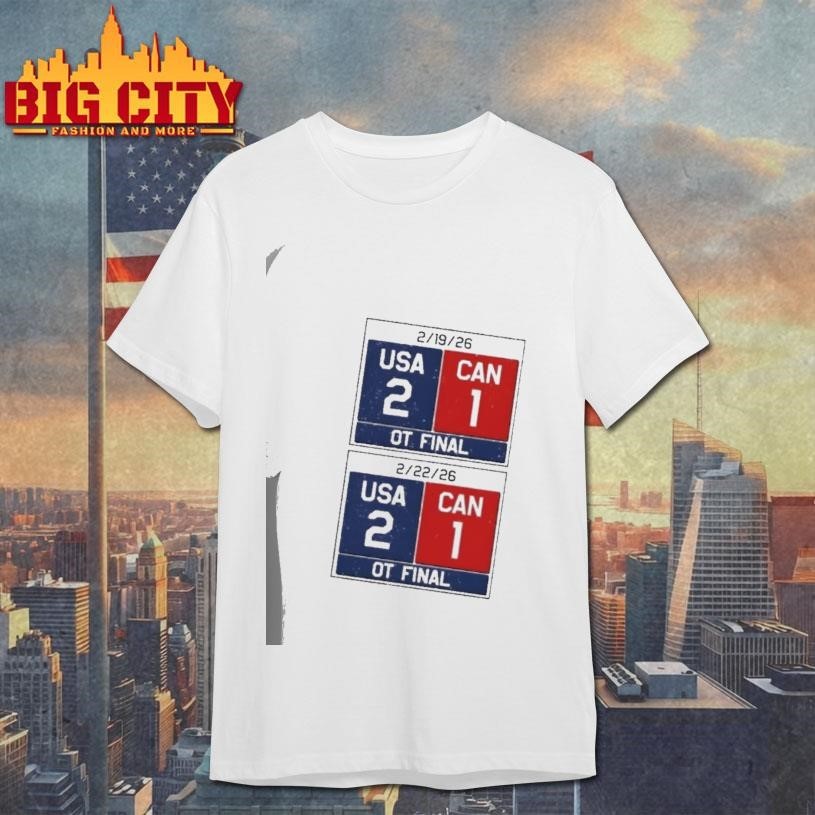 Usa Hockey 2026 Champions Usa Vs Canada Shirt
