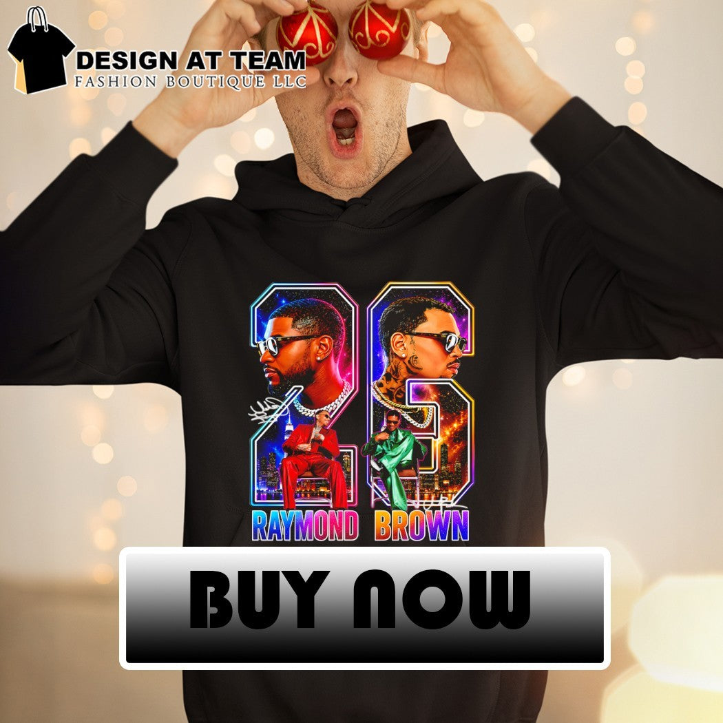Usher Chris Brown Raymond and Brown R&B Tour 2026 signature shirt