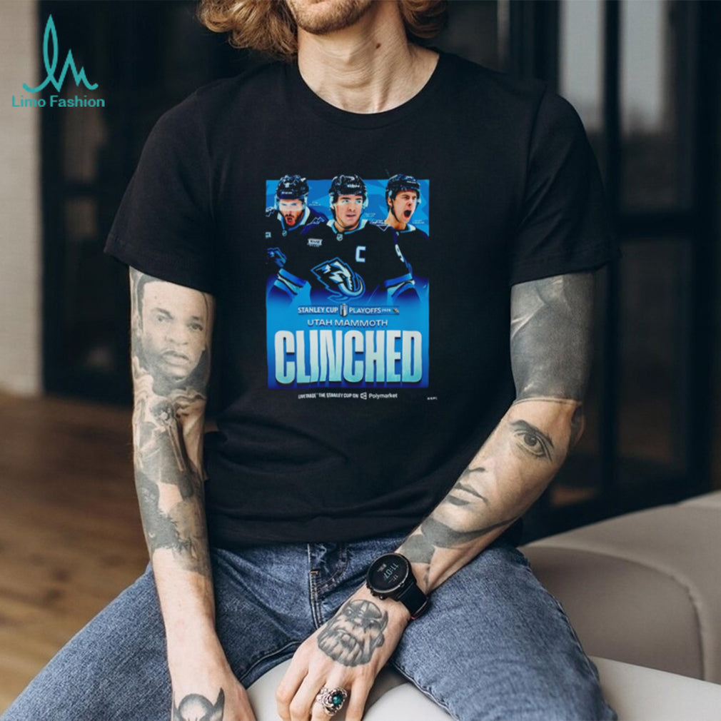 Utah Mammoth Clinched 2026 Stanley Cup Playoffs NHL T Shirt