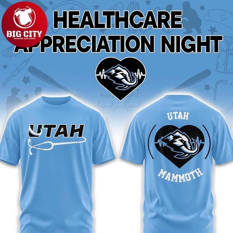 Utah Mammoth Healthcare Appreciation x NHL 2026 Night Two Sided Shirt
