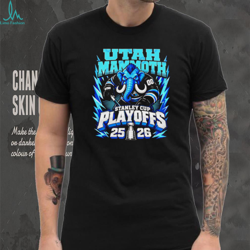 Utah Mammoth Stanley Cup Playoffs 2025 2026 Ice Hockey Championship Fan Men T Shirt