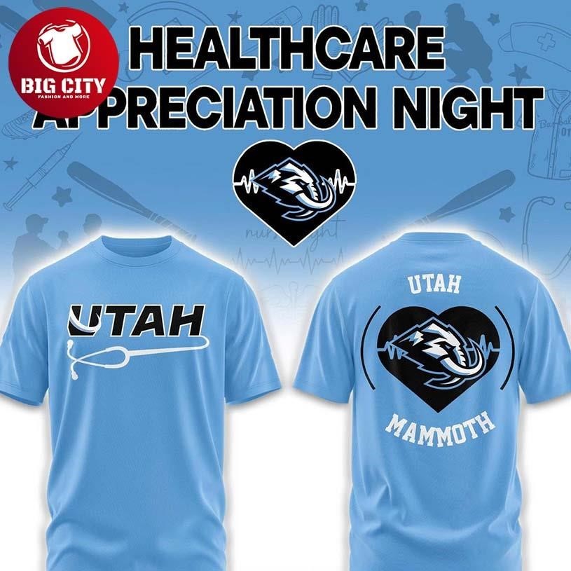 Utah Mammoth x Healthcare Appreciation 2026 Night Two Sided Shirt