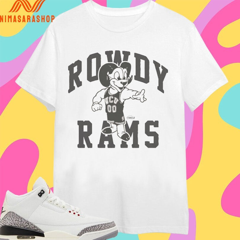 VCU Rams Rowdy Mascot Basketball Shirts