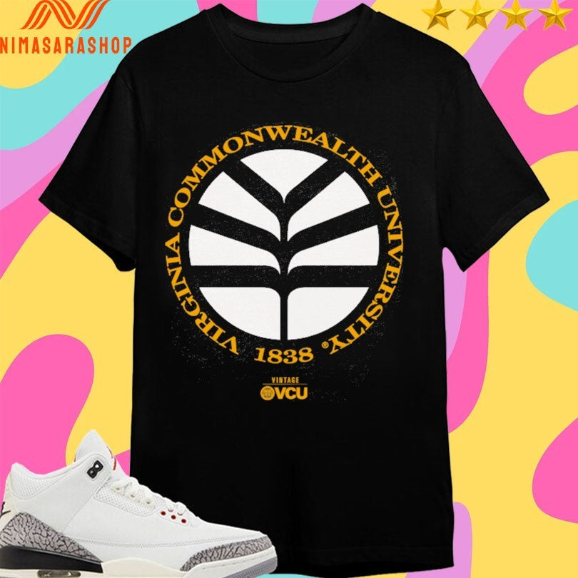 VCU Vintage Virginia Commonwealth University 1838 Shirts