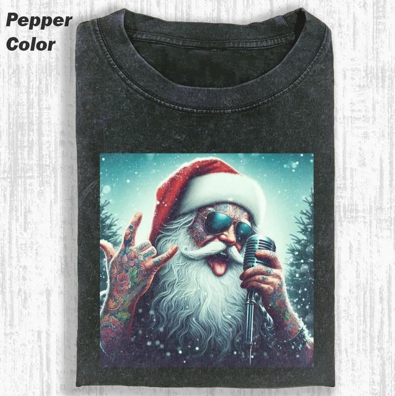 VINTAGE CHRISTMAS T-SHIRT. Unisex Cotton Men's And Women's Clothing, Full Color, Full Size, For Men, For Women, Gifts For...