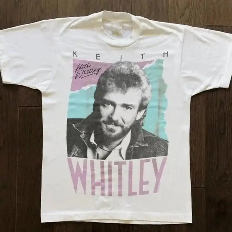 VINTAGE COUNTRY MUSIC KEITH WHITLEY T-SHIRT UNISEX FULL SIZE Hoodie, Sweatshirt | UrbanDripWear.com
