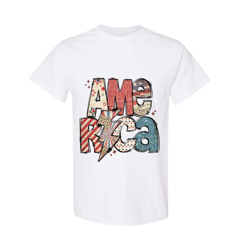 VINTAGE USA, 4TH OF JULY SHIRT, USA DOUBLE STAR SHIRT, 4TH OF JULY MEN SHIRT, UNISEX COTTON SHIRT, OVERSIZED HOLIDAY...