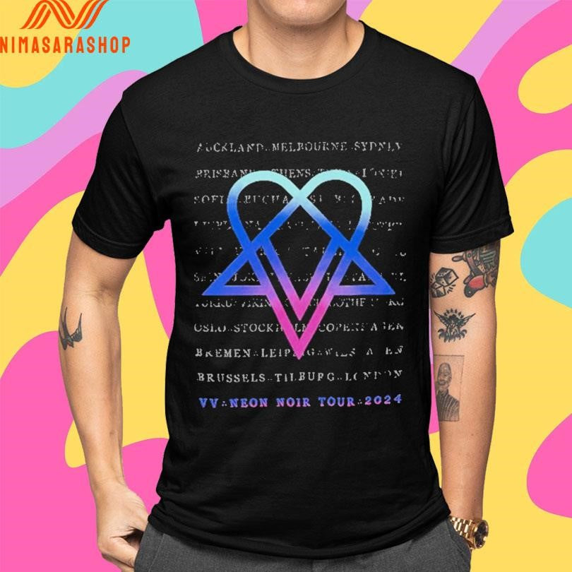 VV Neon Noir Tour 2024 Shirts