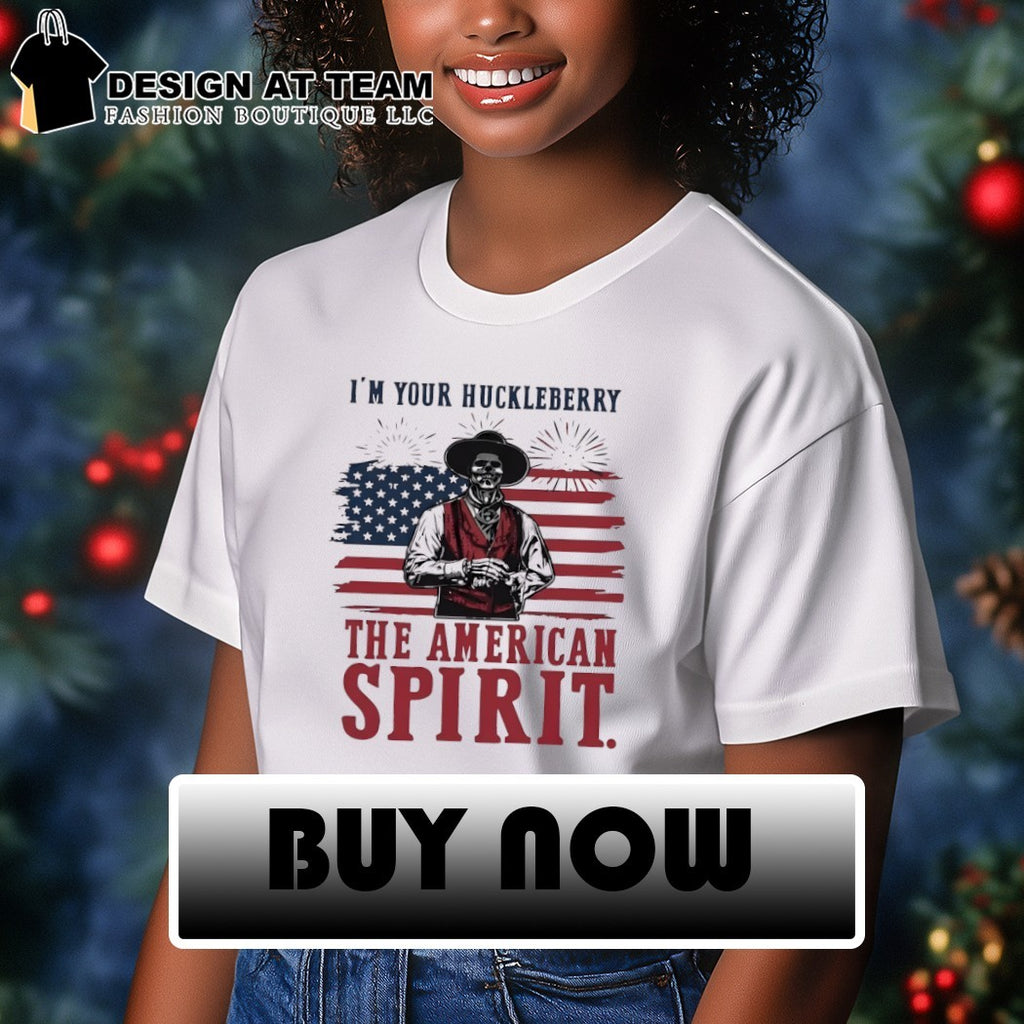 Val Kilmer I’m Your Huckleberry The American Spirit American flag 4th of July shirt