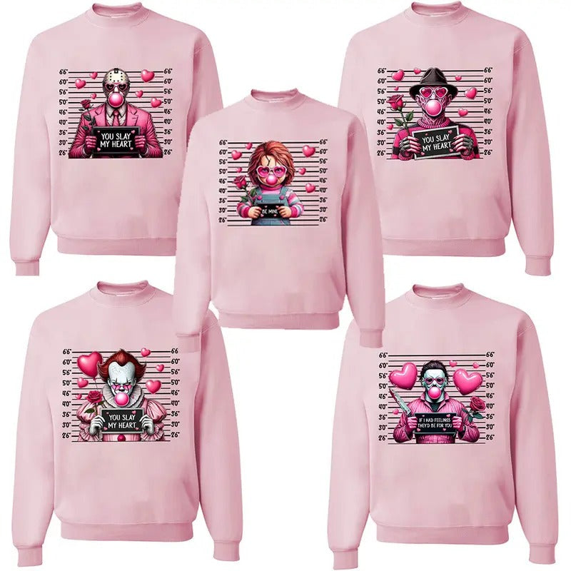 Valentine Horror Shirt, Valentinesday Movies Shirt, VLT Graphic Tee Hoodie, Sweatshirt | UrbanDripWear.com