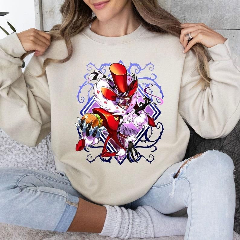 Valentino Hazbin Hotel Hazbin Hotel Characters Sweatshirt T-Shirts, Hoodie | UrbanDripWear.com
