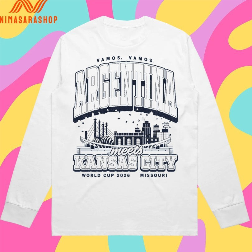 Vamos Vamos Argentina Meets Kansas City World Cup 2026 Missouri Shirts
