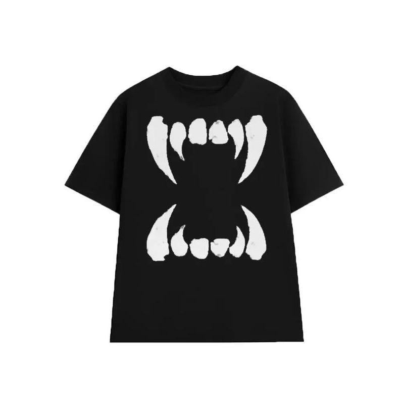 Vampire Teeth T-Shirt Highlighting Nu Goth and Alternative Aesthetic for Women and Men Hoodie, Sweatshirt | UrbanDripWear.com