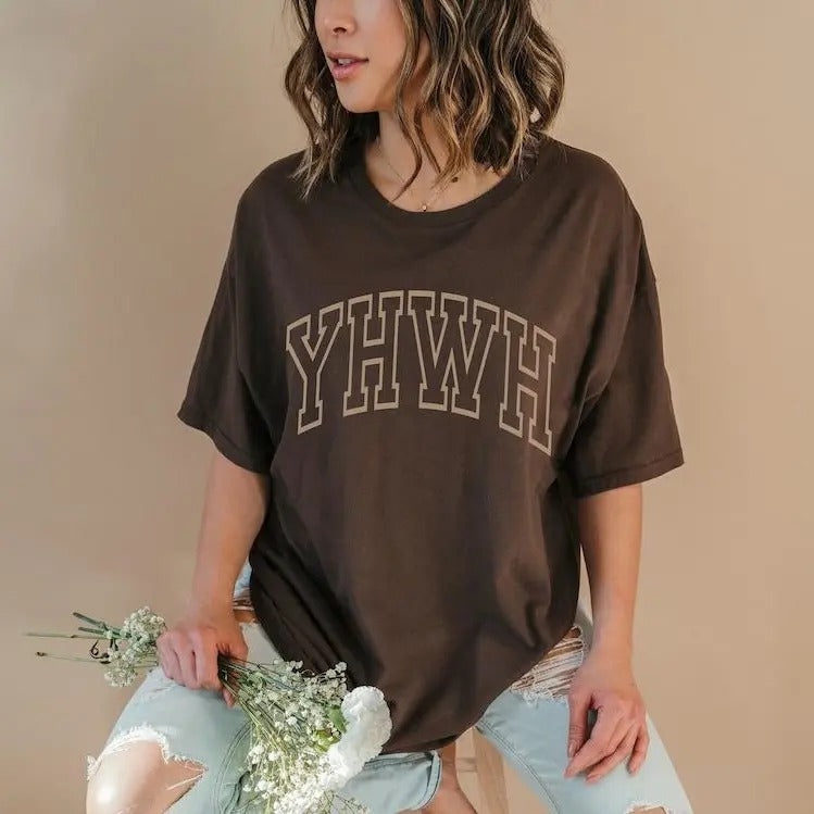 Varsity YHWH T-shirt Hoodie, Sweatshirt | UrbanDripWear.com