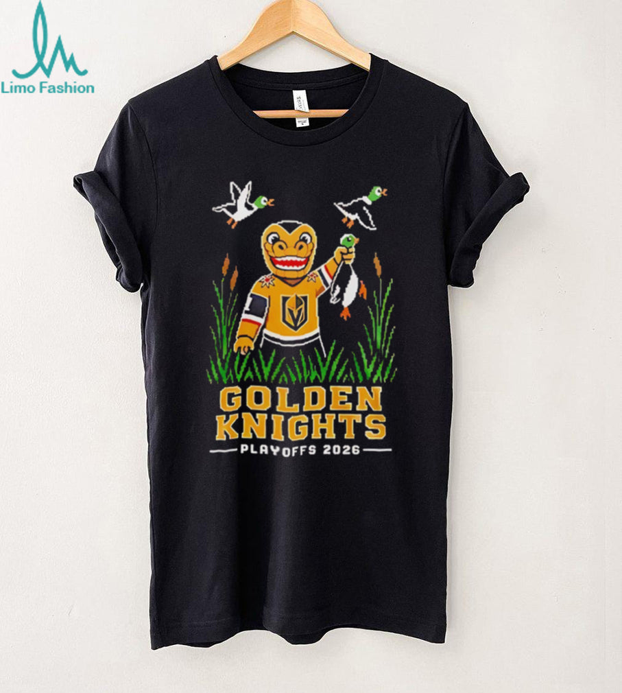 Vegas Golden Knights 2026 Playoffs Retro Duck Hunt Graphic T Shirt