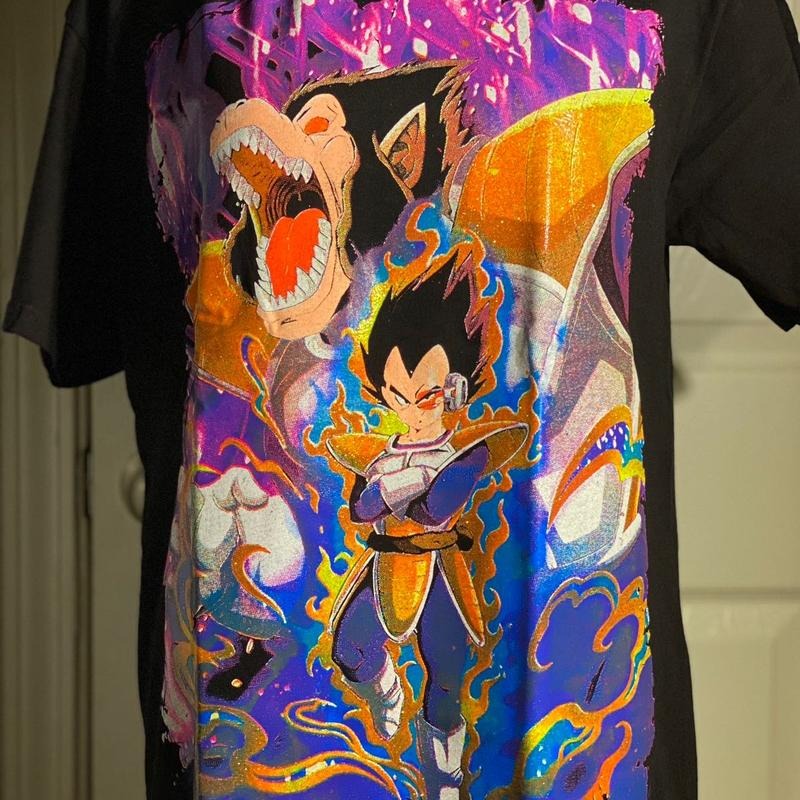 Vegeta mono T-shirt Cotton Black Casual Hoodie, Sweatshirt | UrbanDripWear.com