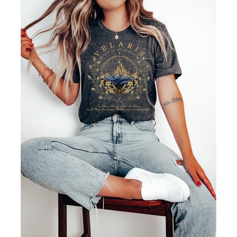 Velaris ACOTAR Shirt, Velaris City Of Starlight Best Price Hoodie, Sweatshirt | UrbanDripWear.com