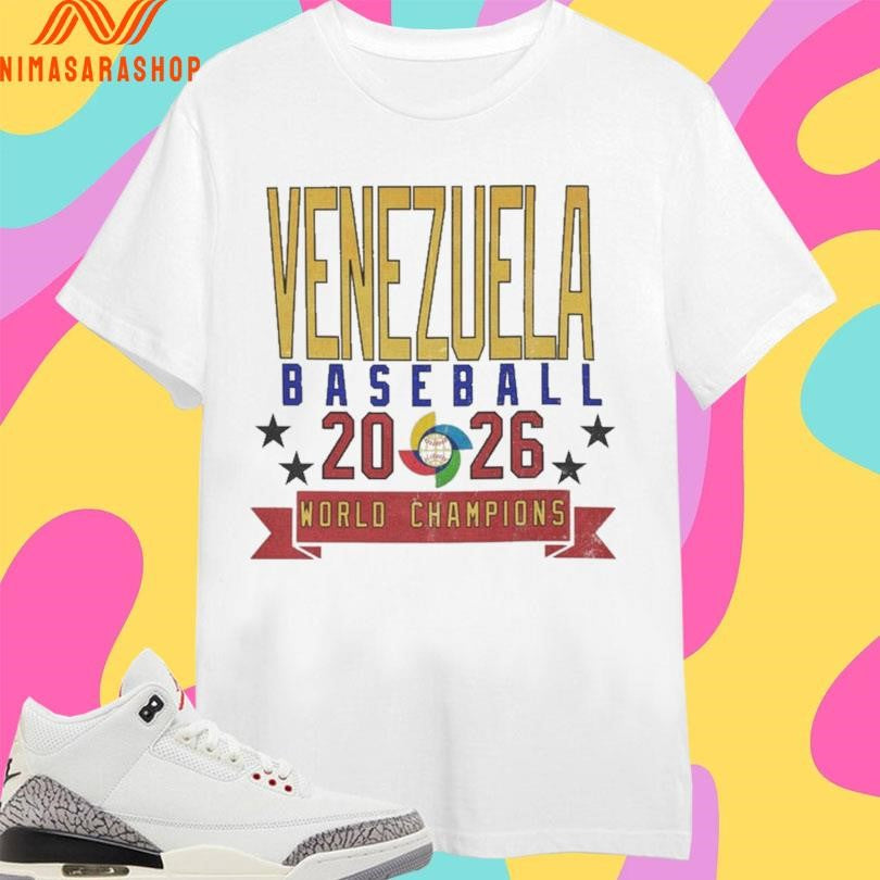 Venezuela Baseball World Champions 2026 Vintage Shirts