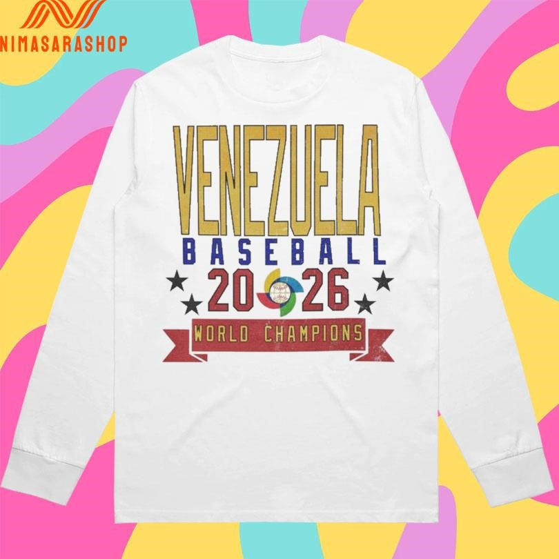 Venezuela Baseball World Champions 2026 Vintage Shirts