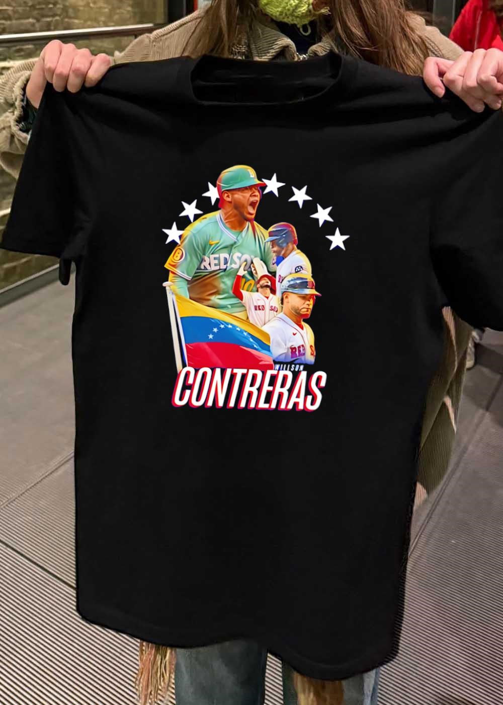 Venezuelan Pride Willson Contreras Red Sox T-Shirt