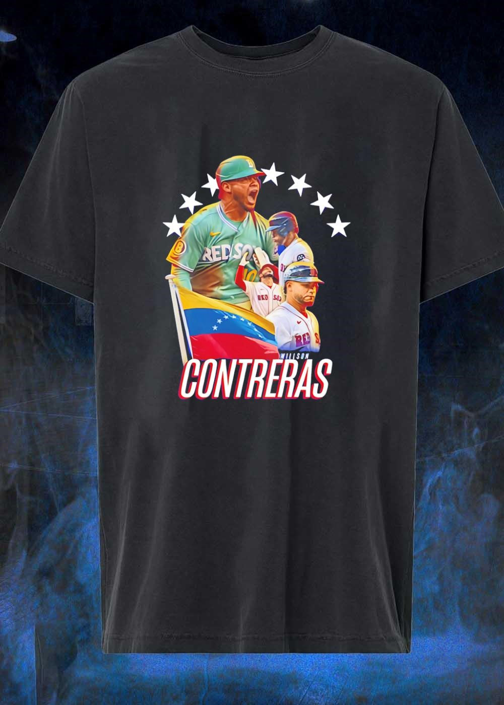 Venezuelan Pride Willson Contreras Red Sox T-Shirt