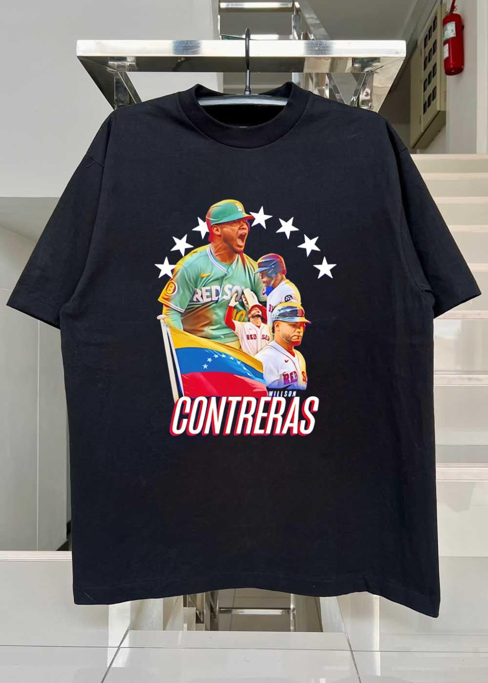 Venezuelan Pride Willson Contreras Red Sox T-Shirt