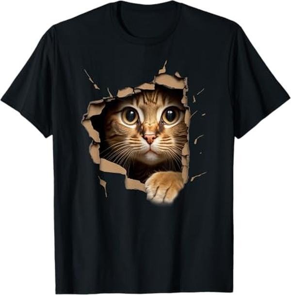 [Versatile T-shirt] Cute kitten looks