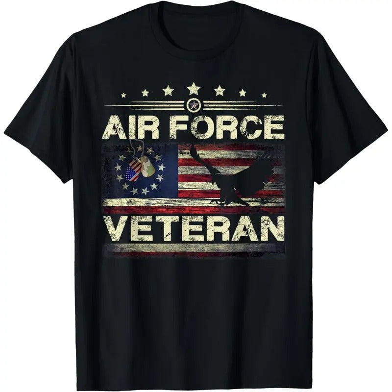 Veteran US Air Force Tshirt - American Betsy Ross Flag T-Shirt made in usa Hoodie, Sweatshirt | UrbanDripWear.com