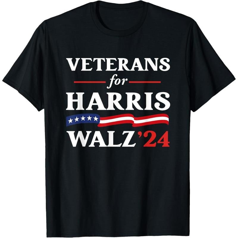Veterans For Harris Walz 2024 Vote Tim Walz Kamala Harris T-Shirt made in usa Hoodie, Sweatshirt | UrbanDripWear.com