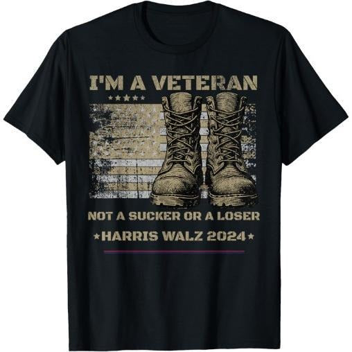 Veterans for Kamala Harris Tim Walz 2024 Election USA Flag T-Shirt white Hoodie, Sweatshirt | UrbanDripWear.com