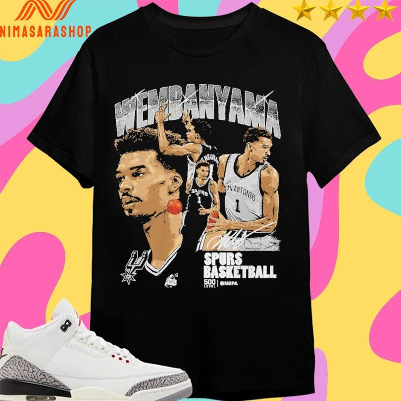 Victor Wembanyama San Antonio Spurs Basketball Collage Shirts