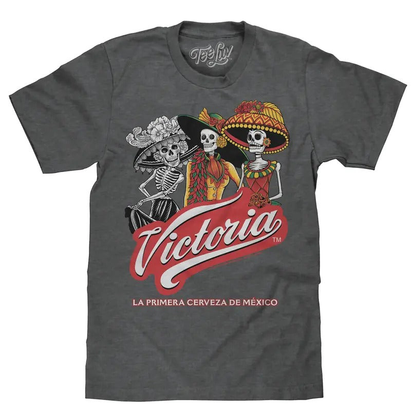 Victoria Beer T-Shirt - Gray Hoodie, Sweatshirt | UrbanDripWear.com