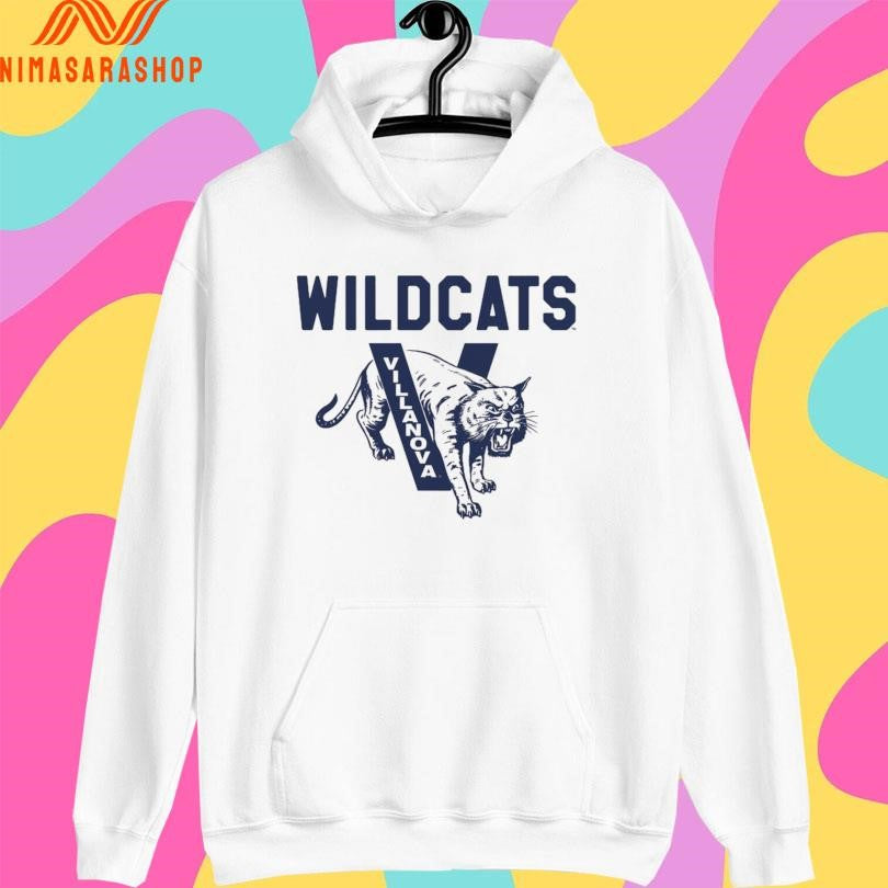 Villanova Wildcats Basketball Retro Mascot Shirts