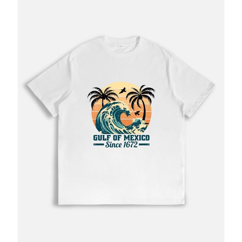 Vintage - Inspired and Tropical T - Shirt: "Gulf of Mexico Since 1672" Hoodie, Sweatshirt | UrbanDripWear.com