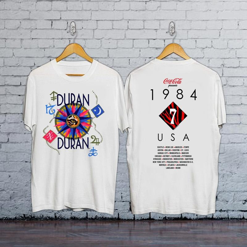 Vintage 1984 Duran Duran Concert Tour T-Shirt Hoodie, Sweatshirt | UrbanDripWear.com