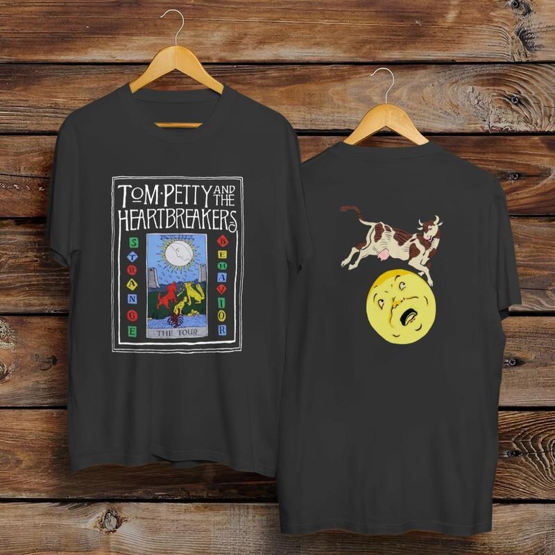 Vintage 1989 Tom Petty And The Heartbreakers Strange Behavior Tour Shirt Hoodie, Sweatshirt | UrbanDripWear.com