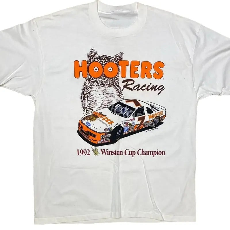 Vintage 1992 Alan Kulwicki N4scar Racing T-Shirt Classic Cotton Menswear Top Embroidered Hoodie Sweatshirt