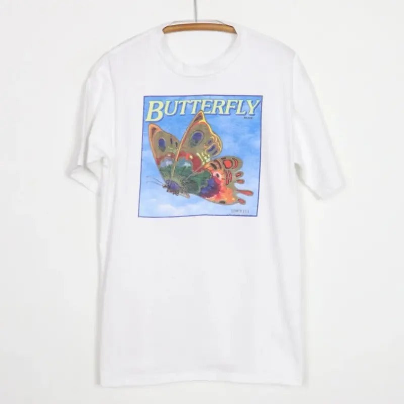 Vintage 1999 butterfly shirt, vintage 90s graphic tees, gift For Him, gift For Her Top Menswear Underwear Streetwear...